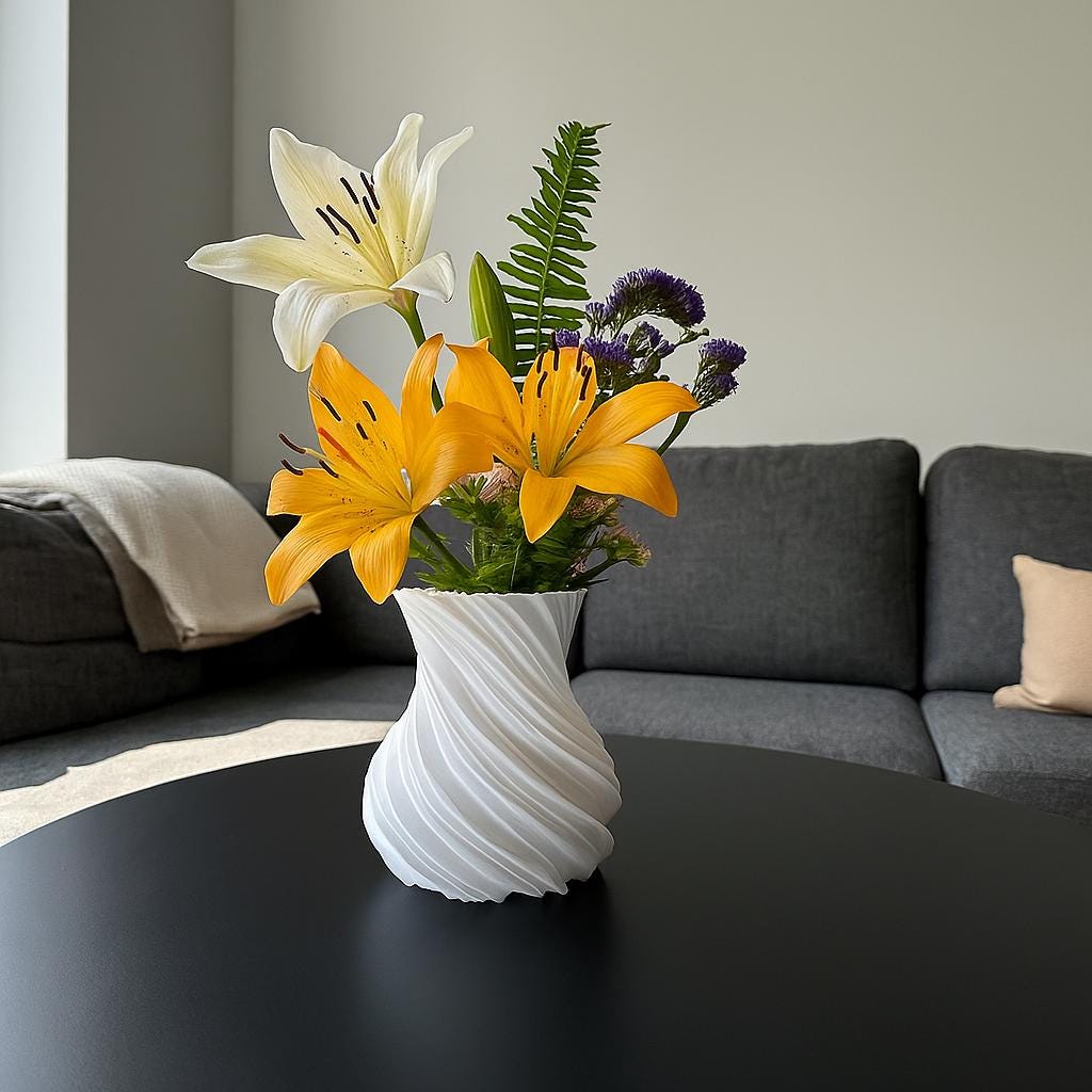 Spinny Jiggy Vase