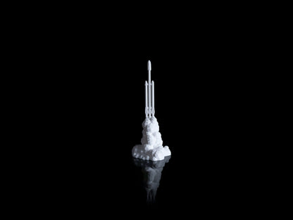 Falcon Heavy Rocket Model