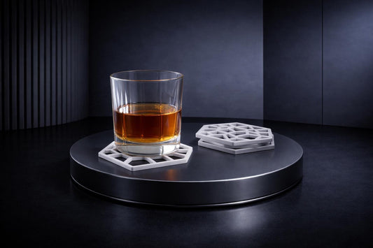 Hexagon Voronoi Coaster