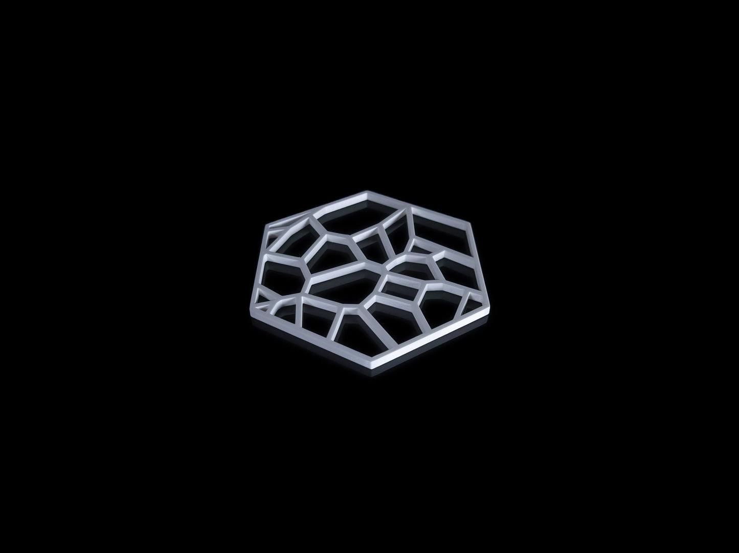 Hexagon Voronoi Coaster