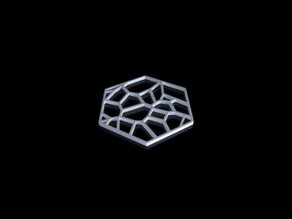 Hexagon Voronoi Coaster