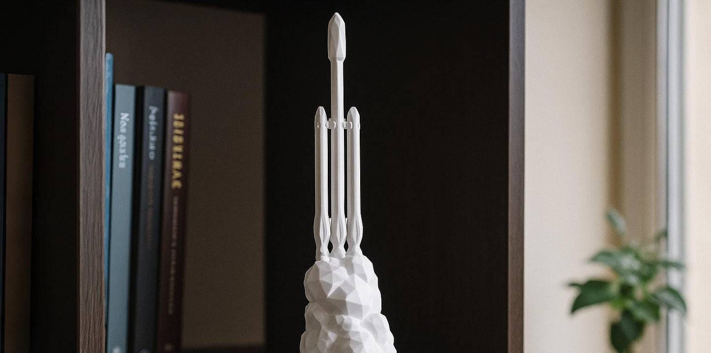 Falcon Heavy Rocket Model