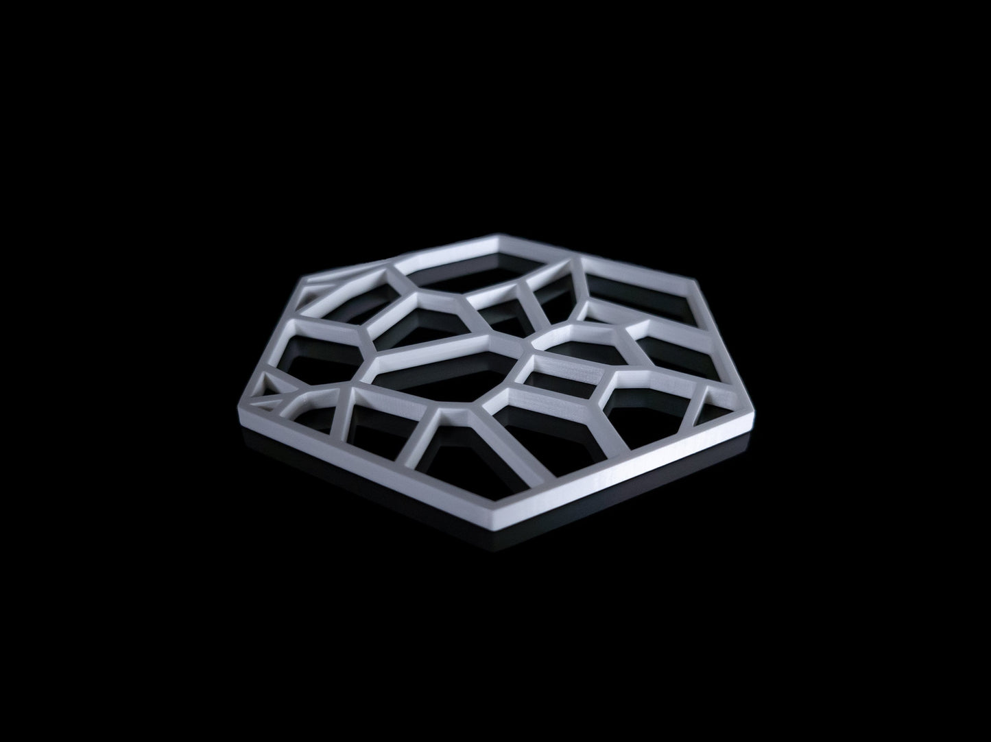 Hexagon Voronoi Coaster
