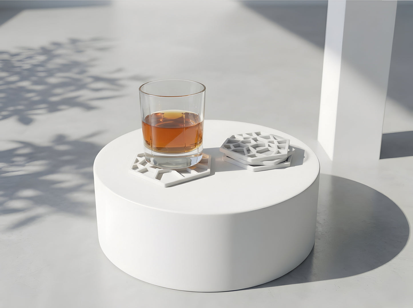 Hexagon Voronoi Coaster